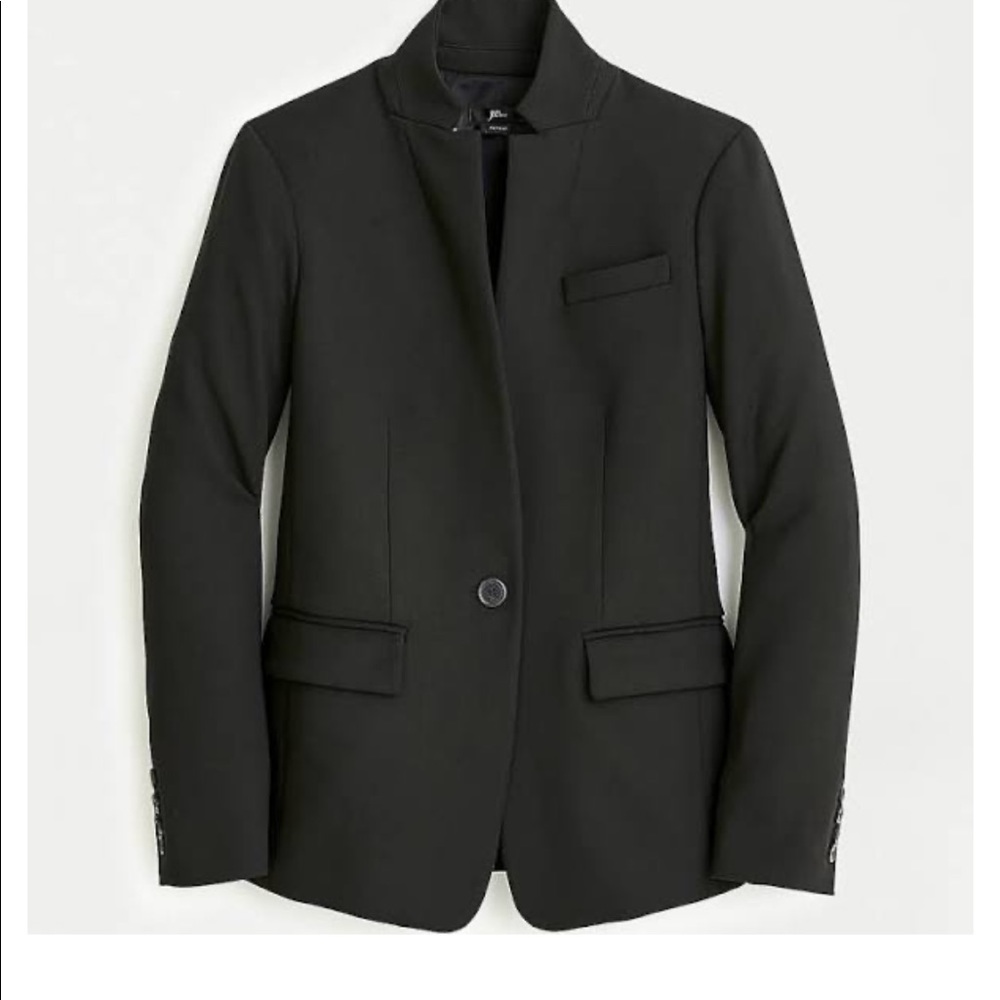 J. Crew Black Regent Blazer Sz 10